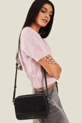 Accessorize - Borsa classica a tracolla scamosciata
