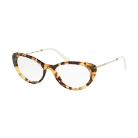   Miu Miu 0MU 05RV Core Collection 7S01O1 Havana Chiaro | Occhiale Da Vista Donna 