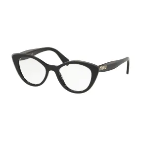   Miu Miu MU 01RV - K9T1O1 Black Top Grey | Occhiale Da Vista Donna 