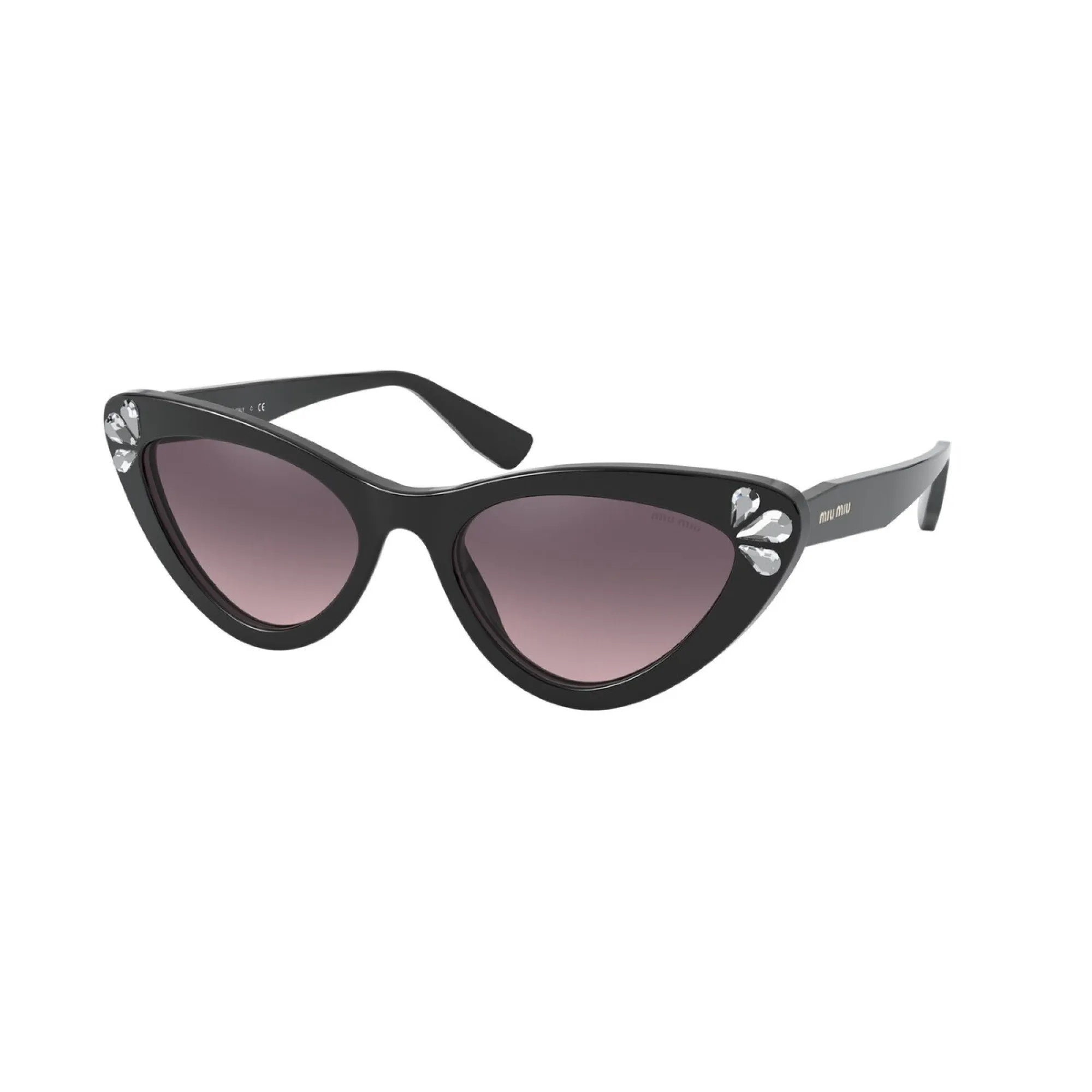   Miu Miu MU  01VS - 152146 Nero | Occhiale Da Sole Donna 