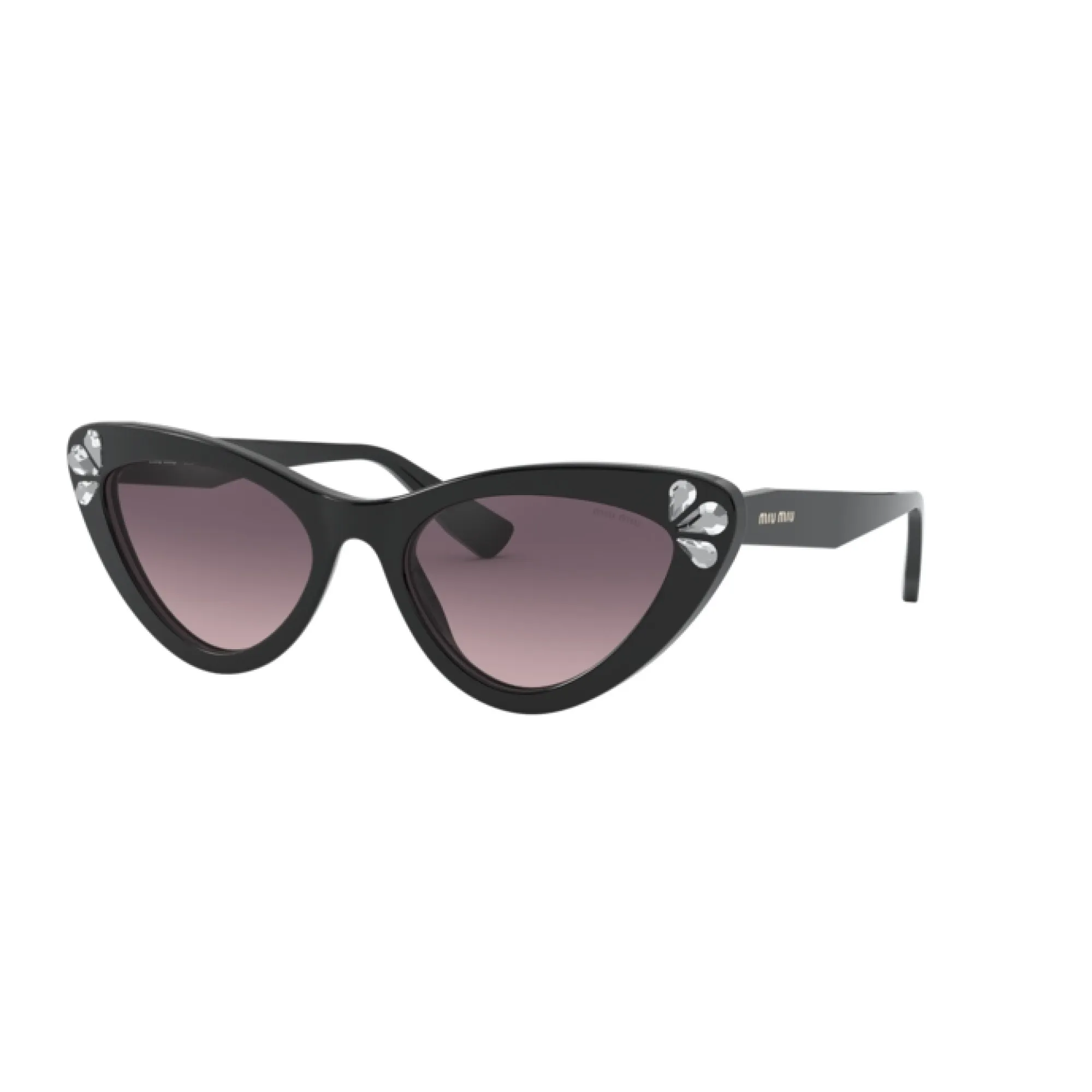   Miu Miu MU  01VS - 152146 Nero | Occhiale Da Sole Donna 