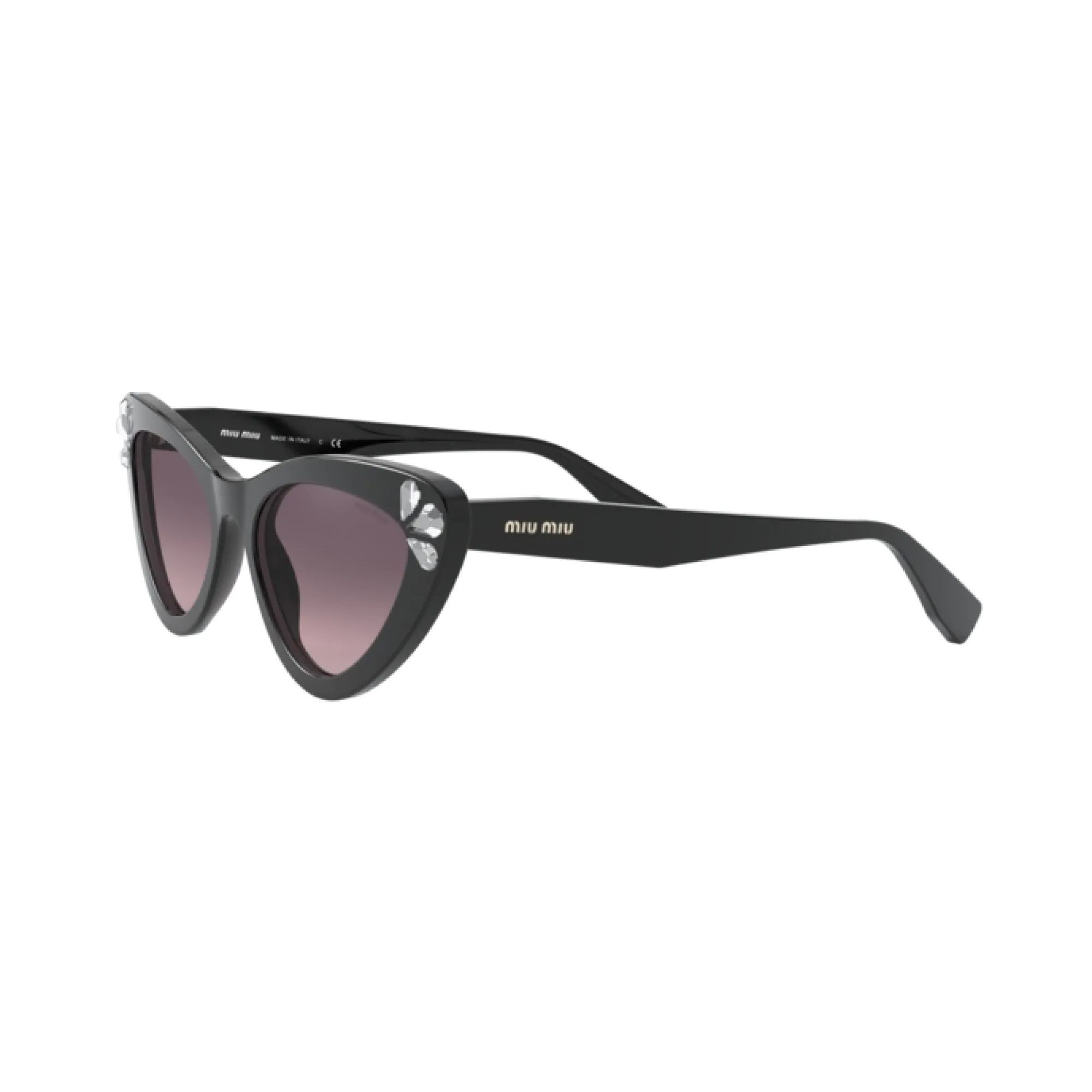   Miu Miu MU  01VS - 152146 Nero | Occhiale Da Sole Donna 