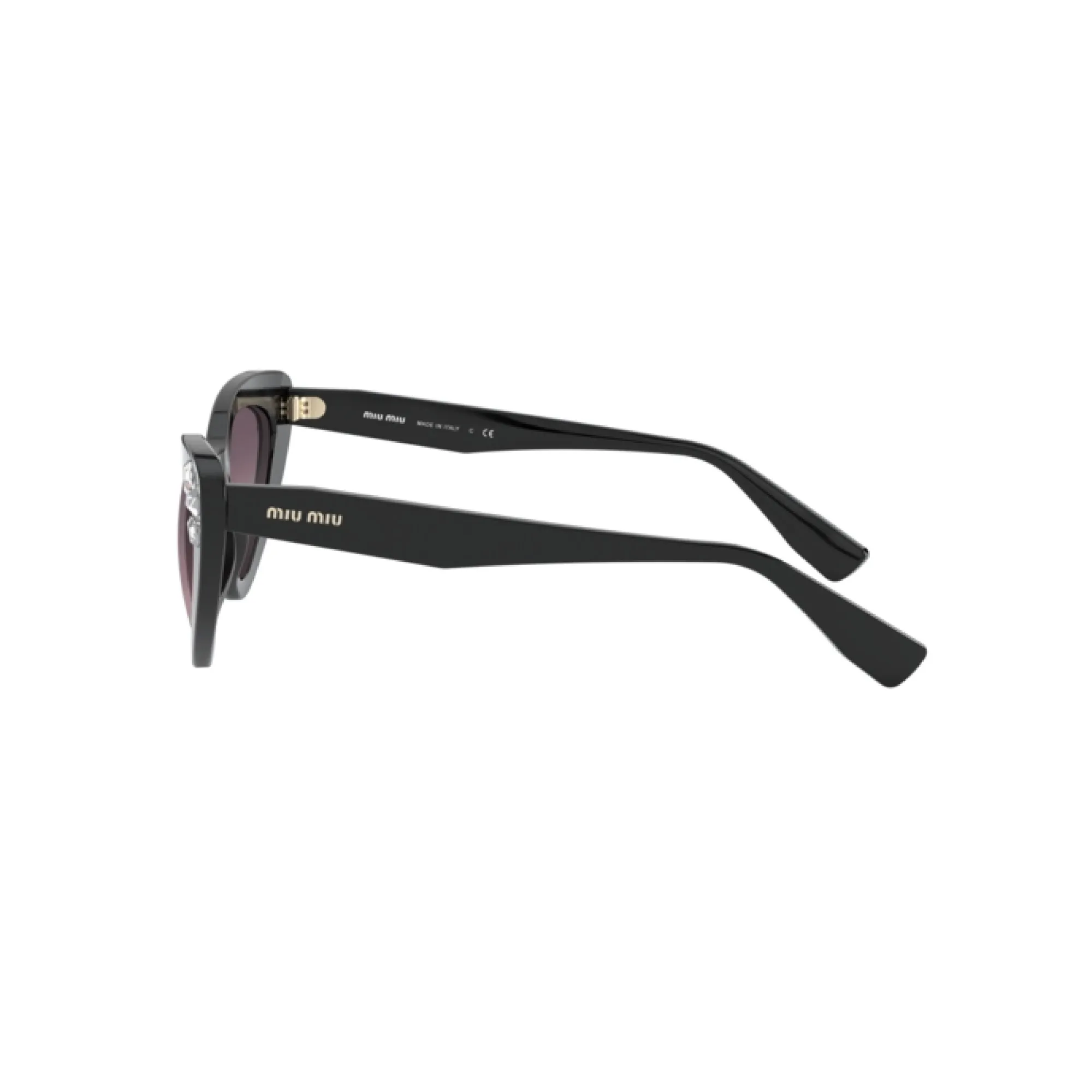   Miu Miu MU  01VS - 152146 Nero | Occhiale Da Sole Donna 