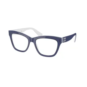   Miu Miu MU 03UV - 11D1O1 Blu | Occhiale Da Vista Donna 