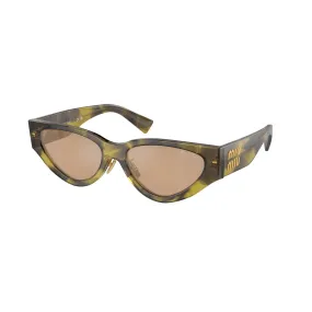   Miu Miu MU 03ZS - 13Q40D Edera Striata | Occhiale Da Sole Donna 