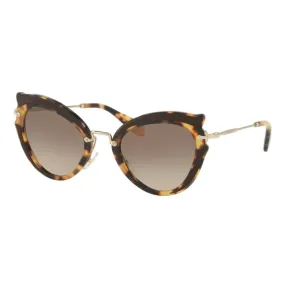   Miu Miu MU  05SS - VIF3D0 Avana Chiara | Occhiale Da Sole Donna 