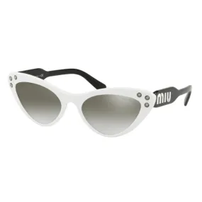   Miu Miu MU  05TS - 4AO5O0 Bianca | Occhiale Da Sole Donna 