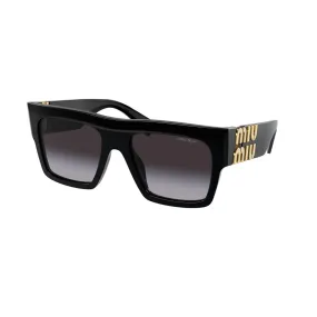   Miu Miu MU 10WS - 1AB5D1 Nero | Occhiale Da Sole Donna 