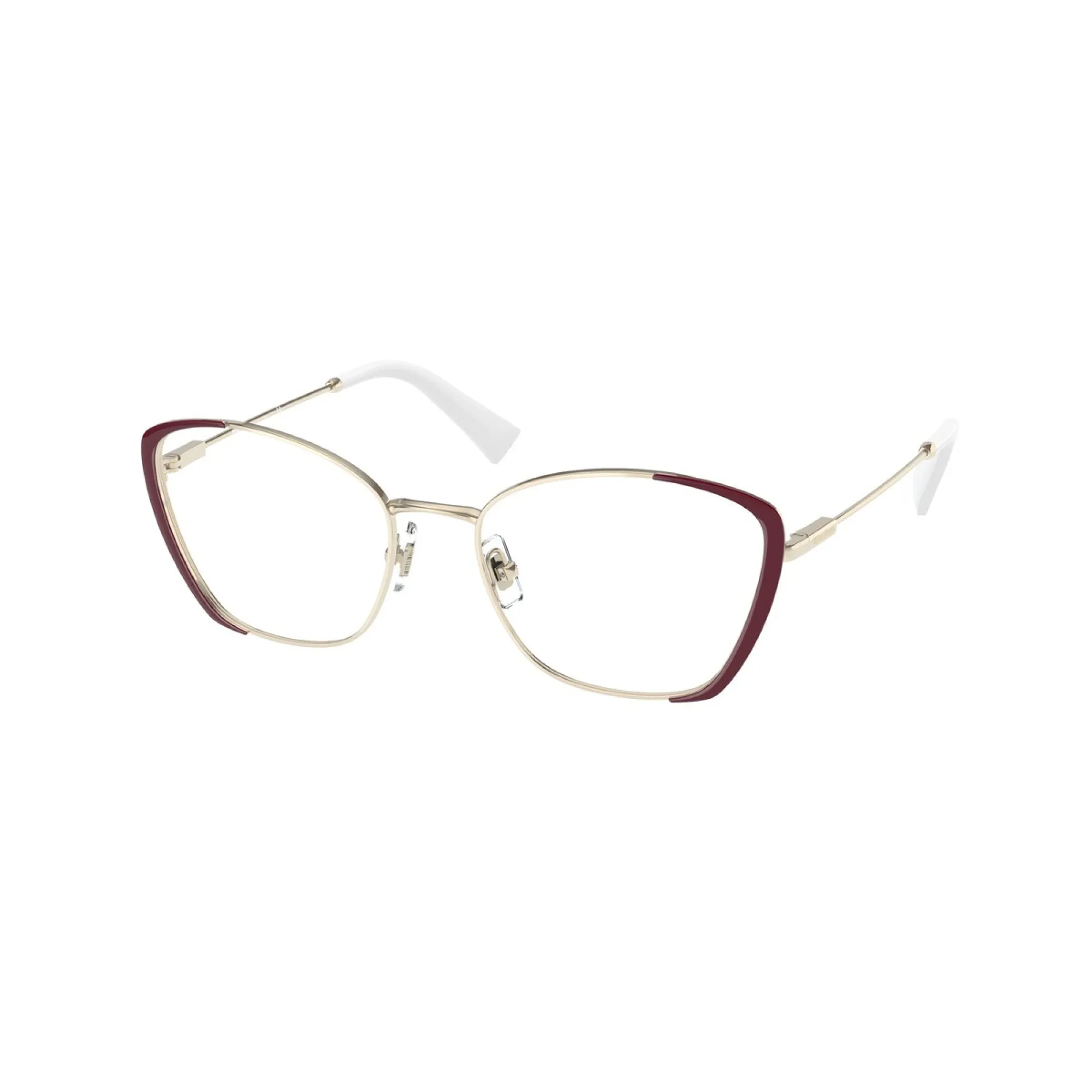   Miu Miu MU 51UV - 09X1O1 Bordeaux | Occhiale Da Vista Donna 