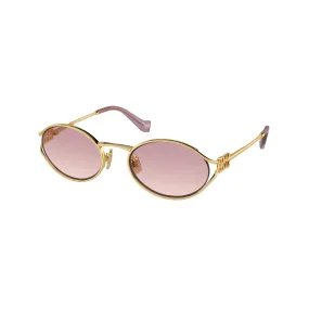   Miu Miu MU 52YS - 5AK06S Oro | Occhiale Da Sole Donna 